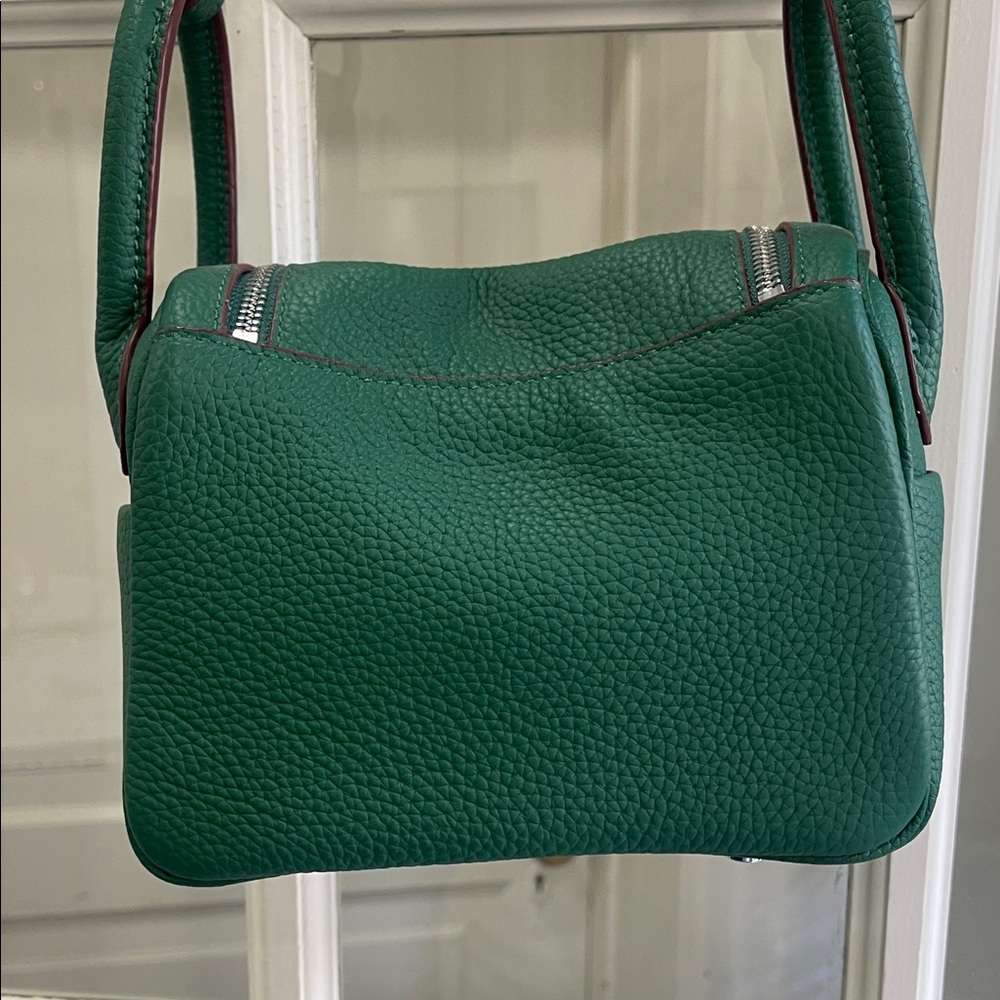 Green Leather Shoulder Bag - Picture 7 of 15